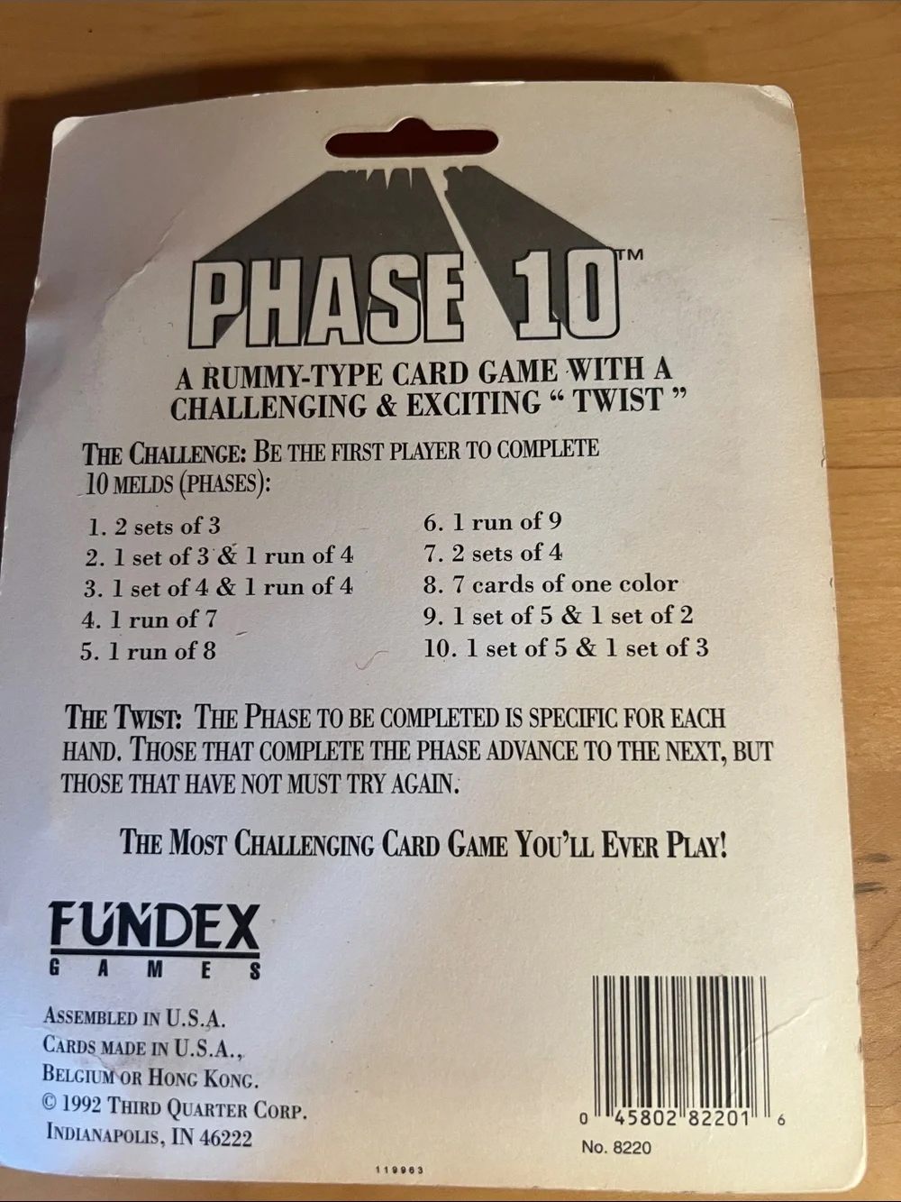 Mattel phase 10